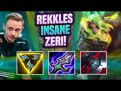 REKKLES IS INSANE WITH ZERI! - KC Rekkles Plays Zeri ADC vs Aphelios! | Season 2022