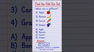Find the Odd One Out | Brain Challenge 🧠