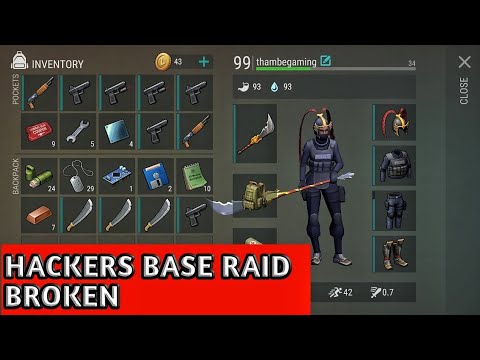 HACKERS BASE RAID SHITTY LOOT🤑🤑😵 Last day on earth survival