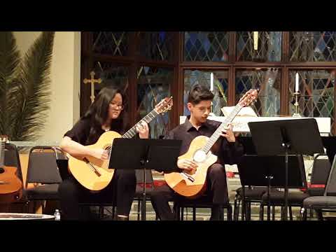 Evelyn Csarts with Sal playing Cavatina from Deer Hunter