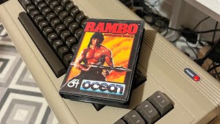 Rambo Part 2 Commodore 64 gameplay. 