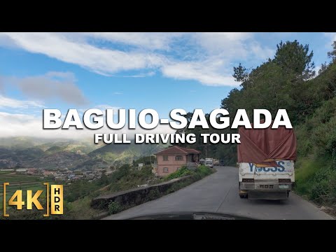 Full Driving Tour from Baguio City to SAGADA via Halsema Highway! The Mountain Province, Philippines