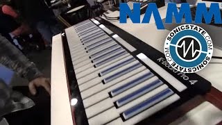 Video thumbnail for NAMM 2016 - Keith McMillen K-Board Pro 4 by sonicstate