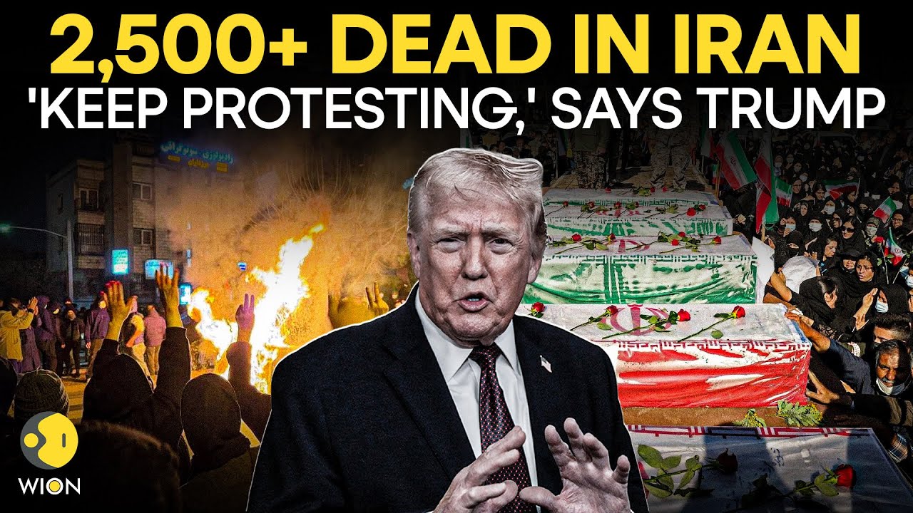 Iran Protests Turn Deadliest in Decades: Death Toll Tops 2,500 as Trump Reacts | WION Originals