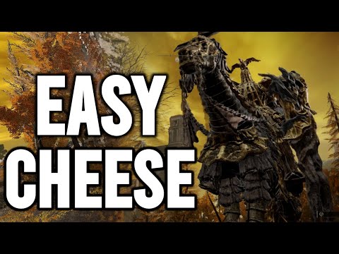 Elden Ring: Draconic Tree Sentinel Boss Fight CHEESE... I Can't Believe WE Did This!!