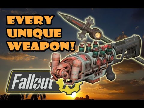 [Fallout 76] UPDATED Every Obtainable Unique Weapon! (As of Dec 2025)