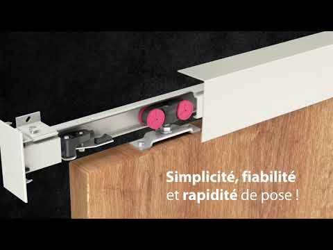 Garniture - porte coulissante bois - 10 à 120 kg -  SAF®-EVOLUTION MANTION