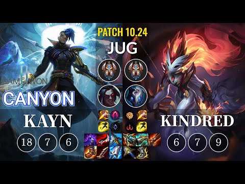 DWG Canyon Kayn vs Kindred Jungle - KR Patch 10.24