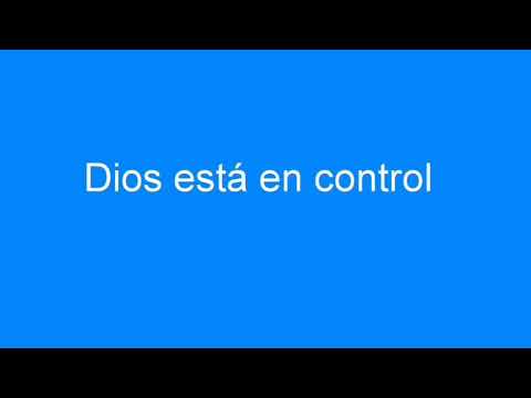 Devocional--Dios está en control