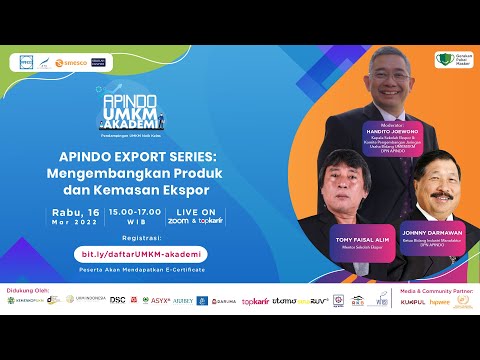 Webinar Mengembangkan produk dan kemasan ekspor