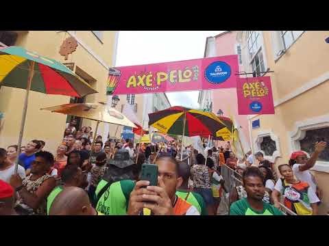 Rufar dos Tambores, Escola Olodum no Pelourinho, Carnaval 2023 (3)