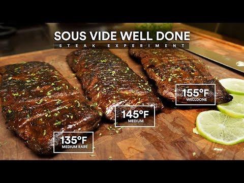 Sous Vide-Experiment „GUT DURCHGEGANGENES STEAK“!