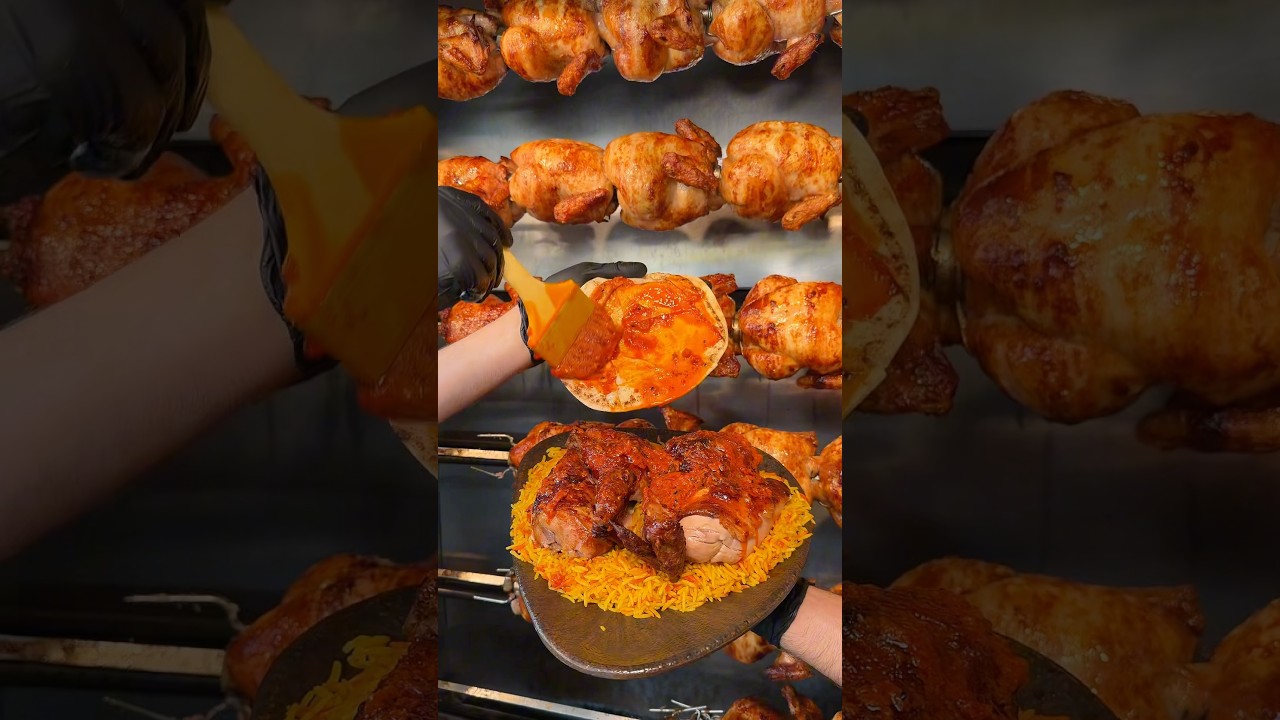 فرخة شواية حلبية 😋