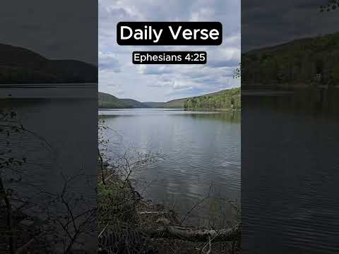 1 Verse, 1 Minute: Ephesians 4:25 #daily #bible #verseoftheday #spiritualgrowth #ephesians #shorts