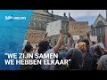 Zo protesteerden duizenden tegen anti-zwart politiegeweld op de Dam