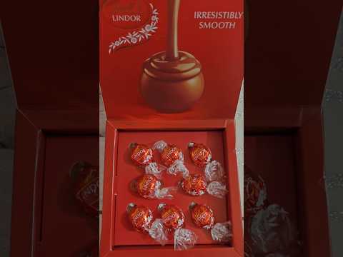 Lindt Lindor Milk Chocolate #Best #smooth #melts in mouth #unboxing 🤣😂