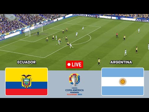 Эквадор против Аргентины | КОНМЕБОЛ, Кубок Америки, женский тур, 5 | Полный матч, все голы | Игро...