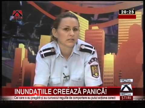 INUNDAȚIILE CREEAZĂ PANICĂ