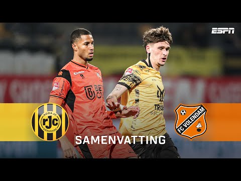 🟠 Pakt FC Volendam de KOPPOSITIE tegen Roda JC? 🟡  | Samenvatting Roda JC - FC Volendam