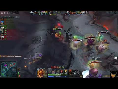 (Dota2 Throwback) Arteezy's 5v1 Unkillable Lifestealer Rampage (Game2 EG Vs VG Groupstage TI9)