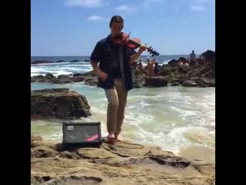 Richard Vagner - Relaxing Violin Loopin w/ Ocean Waves