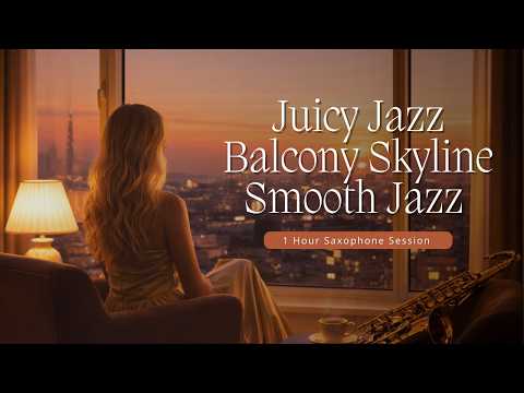 1 Hour Luxury Skyline Jazz Session | Relaxing Saxophone Music | Jazz | Luxury Apartment Skyline