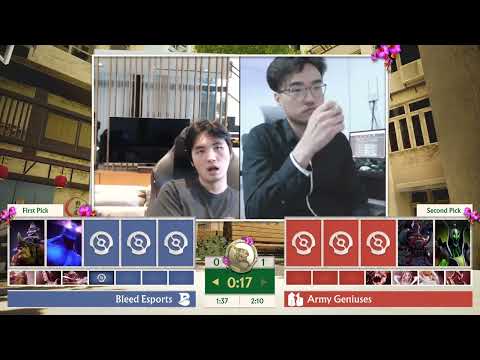 Sleepy iceiceice during the draft