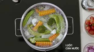 Nồi Sứ Dưỡng Sinh Minh Long Luna 1.0 L - Dùng Cho Bếp Từ