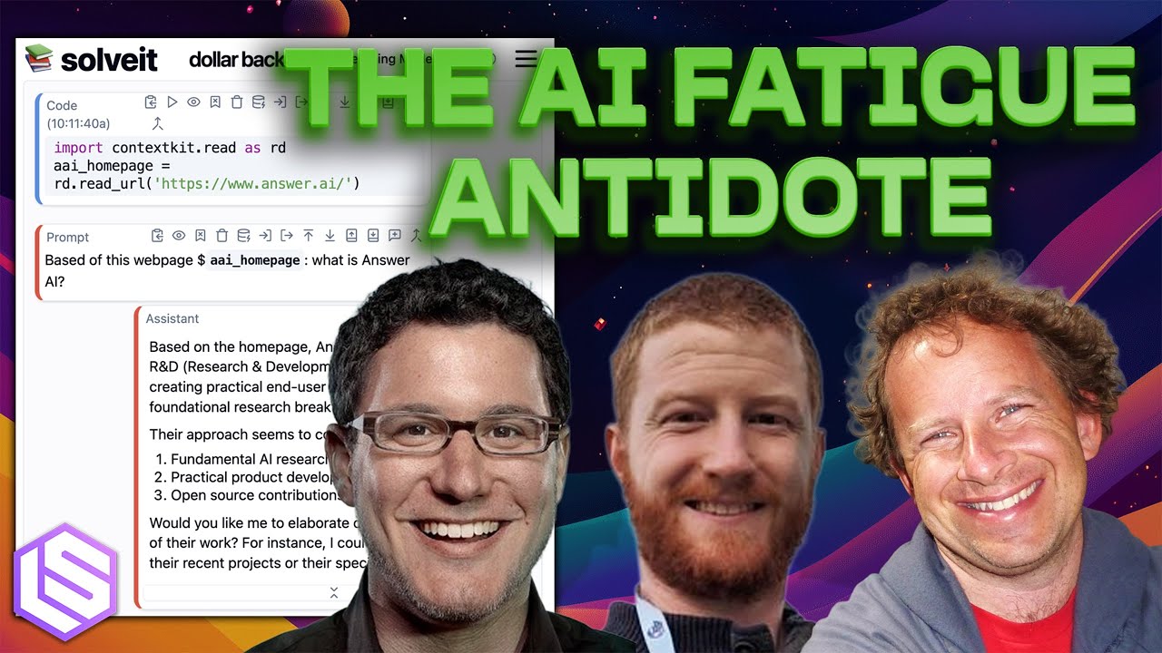 ⚡️The antidote to AI fatigue: Answer.ai Solveit with Jeremy Howard, Eric Ries, Johno Whitaker
