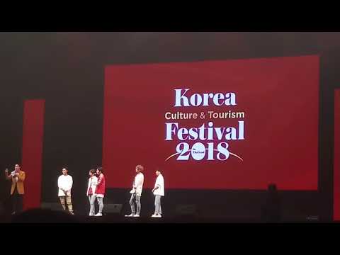 181006 TEEN TOP (틴탑)  - TRY TO SAY THAI LANGUAGE @Korea Festival 2018