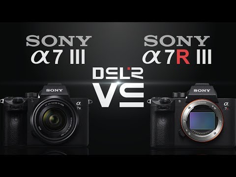 Sony alpha a7 III vs Sony alpha a7R III
