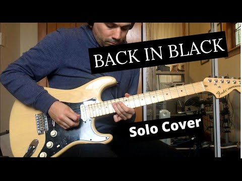 AC/DC - Back in Black Guitar Solo Cover