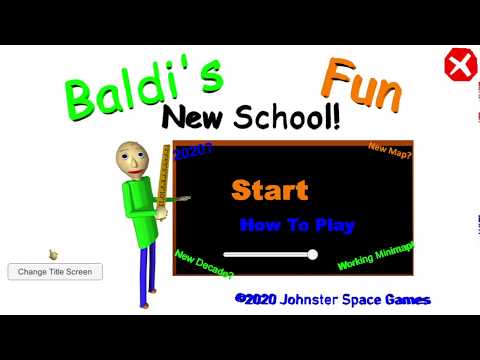 Baldi's Fun New School Development Look 2 (More Complete)