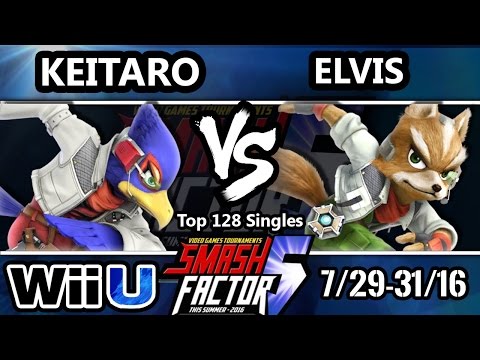 CLG | Keitaro (Falco) Vs. D | Elvis (Fox) SSV4 Top 128 - Smash Wii U