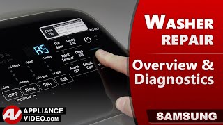 Samsung WA50T5300AC Washer Overview and Diagnostic Mode
