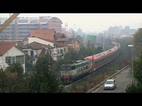 E.656.516 + ETR 400 n.04 a Monterotondo - E.656.516 + ETR 400 n.04 in Monterotondo