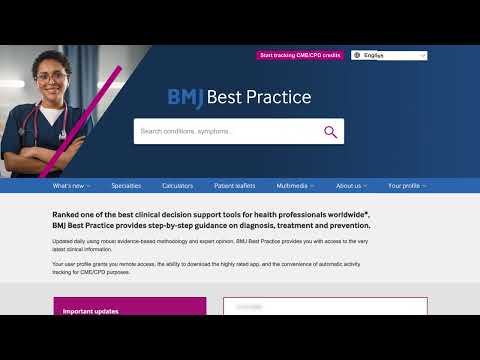 Overview of BMJ Best Practice and the Comorbidities Manager