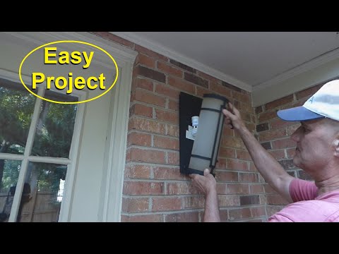 How to Install an Outdoor Light Fixture (Easy to do Yourself)