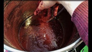 הכנת ברנדי ענבים - זיקוק שאריות אחרי שפייה ומשקעים של היין - ברנדי מעושן