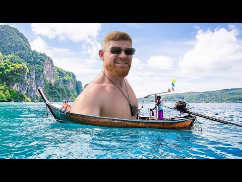 Long tail boat around Phi Phi island 🏝️🇹🇭 
