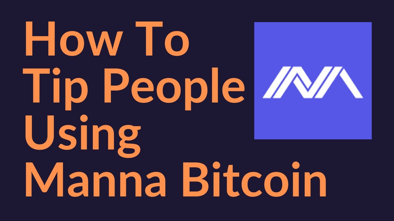 How To Tip People Using Manna Bitcoin (LNURL Lightning)