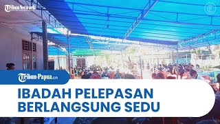 Suasana Ibadah Pelepasan Jenazah Mendiang Samsul Sattu Korban Penembakan KKB Berlangsung Sedu