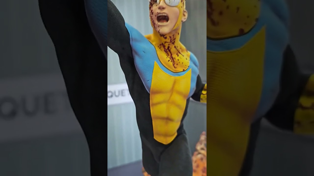 🩸 First Look Kinetiquettes Invincible Statue Mark Grayson with Battle Damaged Parts! 🔥