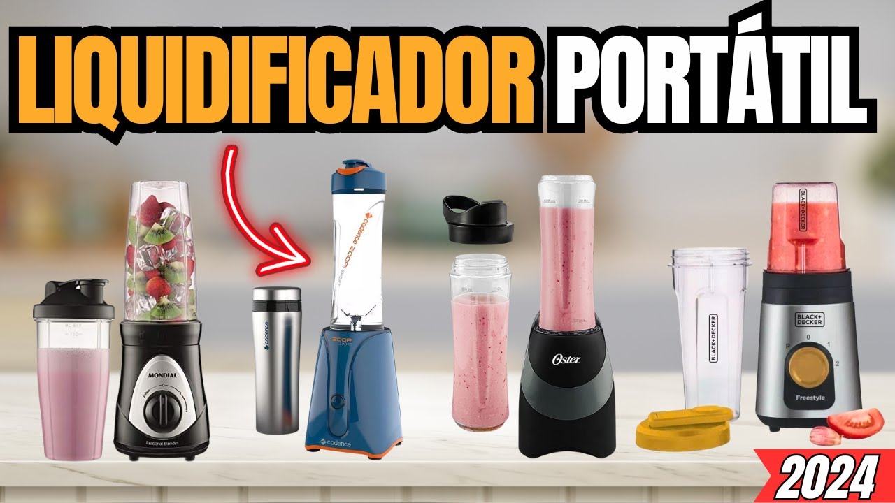Qual o Melhor Mini LIQUIDIFICADOR PORTÁTIL de 2024? Descubra Qual Oferece o MELHOR CUSTO BENEFICIO!