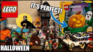 The Ultimate LEGO Halloween Display! Adding the Halloween Pumpkin 40697 (2024)