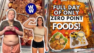 I Ate ONLY Zero Point Foods for a Day | WeightWatchers | What I Eat in a Day For Weight Loss