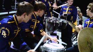 preview picture of video 'BSHS Drumline performs cadence JK'