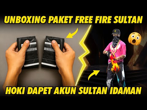 UNBOXING PAKET AKUN FREE FIRE SULTAN !! REVIEW AKUN FREE FIRE SULTAN IDAMAN - GARENA FREE FIRE