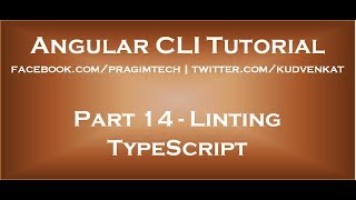 Linting TypeScript