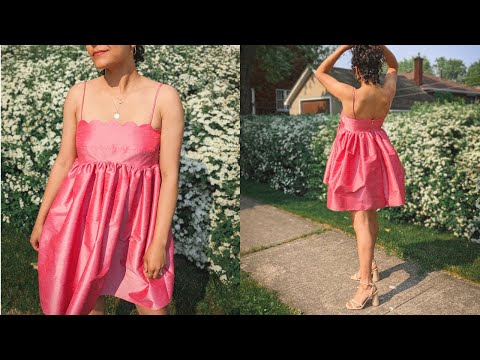 Scallop Trim Dress: Bubble Frock PDF Pattern Tutorial